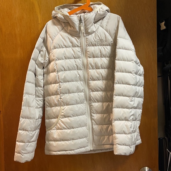 North Face Girl’s Double Down Trimclimate down jacket (14/16) - Picture 5 of 7